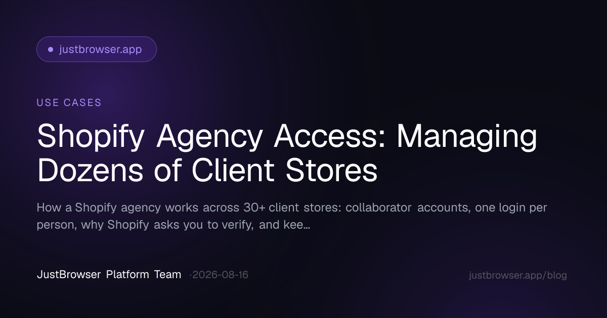 Shopify Agency Access: Managing Dozens of Client Stores